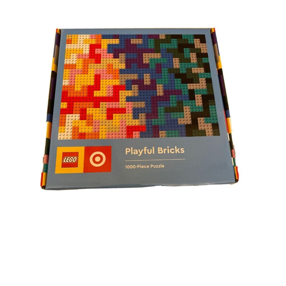 NEW Lego Playful Bricks‎ 1000-Piece Puzzle 25" x 20"